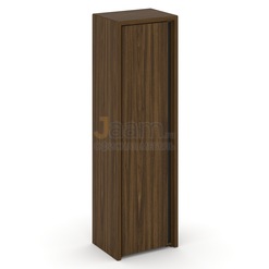 Кабинет руководителя Офисный шкаф высокий узкий левый (высокий фасад ЛДСП) COR.SU-1.9(L)