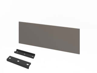 Экран настольный ЛДСП к двум столам L-068-2 1200х18х400