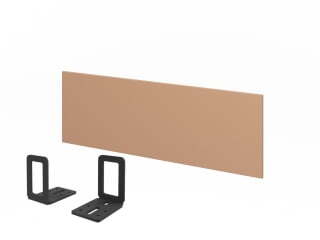 Экран настольный ЛДСП к одному столу L-068-1 1200х18х400