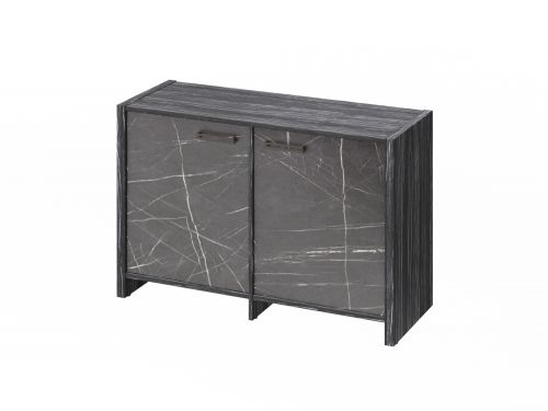 Тумба для документов для документов Festus FB-12-02.G 1222x460x806 (Древесина Графит/Камень Пьетра Гриджиа черный)