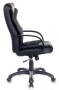 Кресло руководителя CH-839 черный Leather Black эко.кожа крестов. пластик
