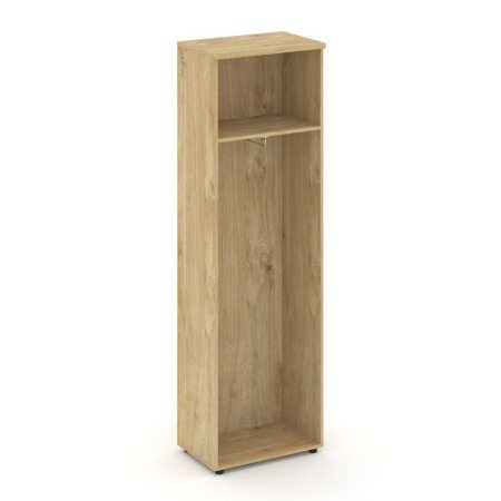 Гардероб узкий неглубокий SN.GB.E-001 (600х400х1982) (Тиквуд Светлый)