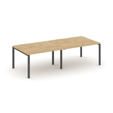 Стол переговорный SN-6P.SPRG-042.3 (2360х1180х750) (Тиквуд Светлый/Металл Антрацит)