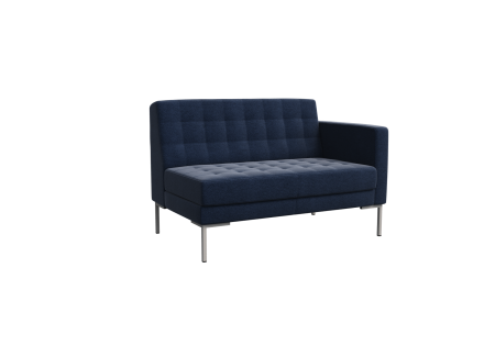 Секция с подлокотником двухместная FR-SP-02 (L)