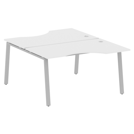 Рабочая станция криволинейная Metal System Style БА.РАС-СА-2.2 1400x1835x750