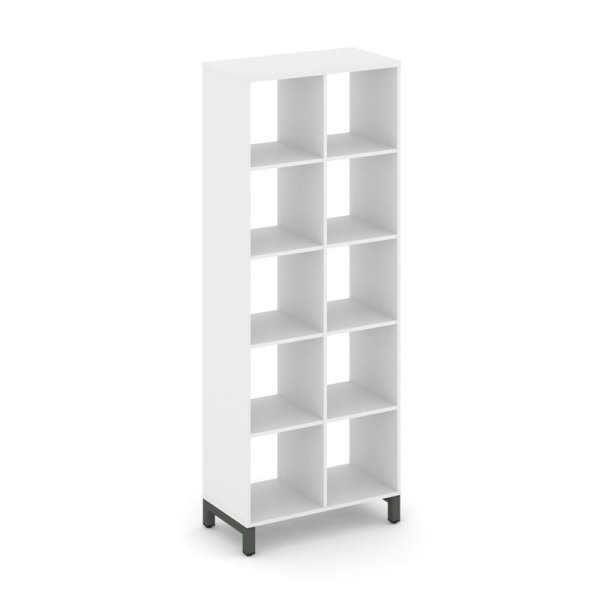 Каркас стеллажа 5 ярусов SN.KS-520 (754х400х1982) (Белый/Металл Антрацит)