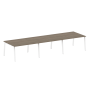 Стол для переговоров (3 столешницы) на А-образном м/к Metal System Style БА.ПРГ-3.3 4200x1235x750