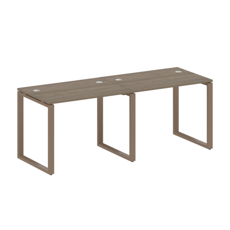 Рабочая станция Metal System Style БО.СМ-2.1 2000x720x750 (Вяз/Мокко металл)