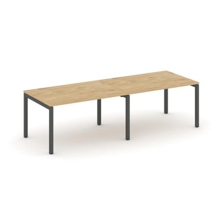 Стол переговорный SN-5P.SPRG-012.3 (2360х980х750) (Тиквуд Светлый/Металл Антрацит)