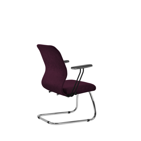 Кресло для руководителя Метта SU-Mr-4(Vivaldi)/подл.110/осн.007 (Сливовый)