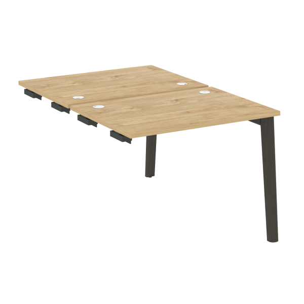 Стол-приставка двойной на деревянных опорах Onix Wood OW.D.SPR-1.7 980x1475x750