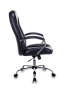 Кресло руководителя T-898SL черный эко.кожа крестов. металл хром