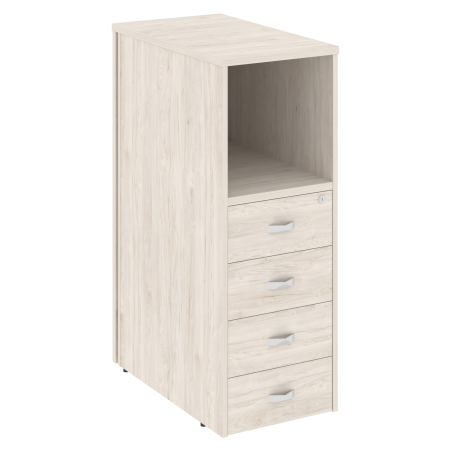 Тумба 4 ящика завершающая, левая Onix O.R-TV-4L 436x767x1185