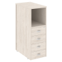 Тумба 4 ящика завершающая, левая Onix O.R-TV-4L 436x767x1185