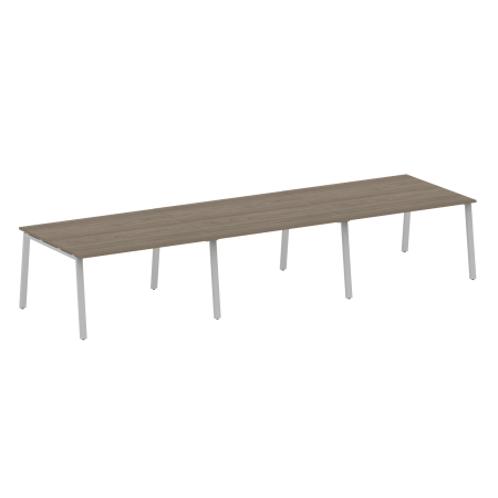 Стол для переговоров (3 столешницы) на А-образном м/к Metal System Style БА.ПРГ-3.3 4200x1235x750