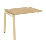 Наборный элемент рабочей станции на деревянных опорах Onix Wood OW.1.NRS-1.8 980x800x750