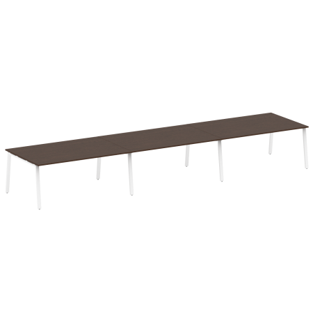 Стол для переговоров (3 столешницы) на А-образном м/к Metal System Style БА.ПРГ-3.5 5400x1235x750