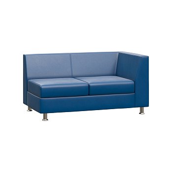 Секция с подлокотником двухместная левая PR.SP-2 (L)