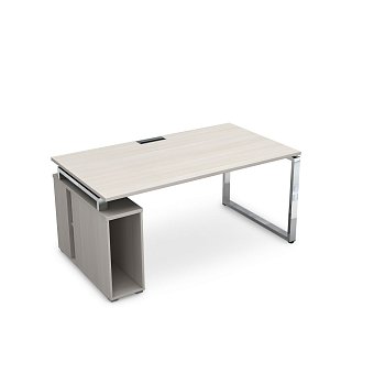 Стол с тумбой под системный блок Gloss line НССБ-О.996 2000x900x750