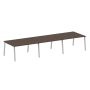 Стол для переговоров (3 столешницы) на А-образном м/к Metal System Style БА.ПРГ-3.3 4200x1235x750