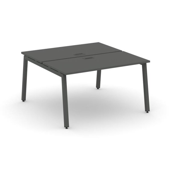 Рабочая станция 2-х сторонняя SN-5A.DRS-014 (1580х1432х750) (Антрацит/Металл Антрацит)
