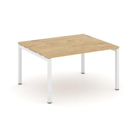 Стол переговорный SN-5P.SPRG-032.3 (1180х1180х750) (Тиквуд Светлый/Металл Белый)