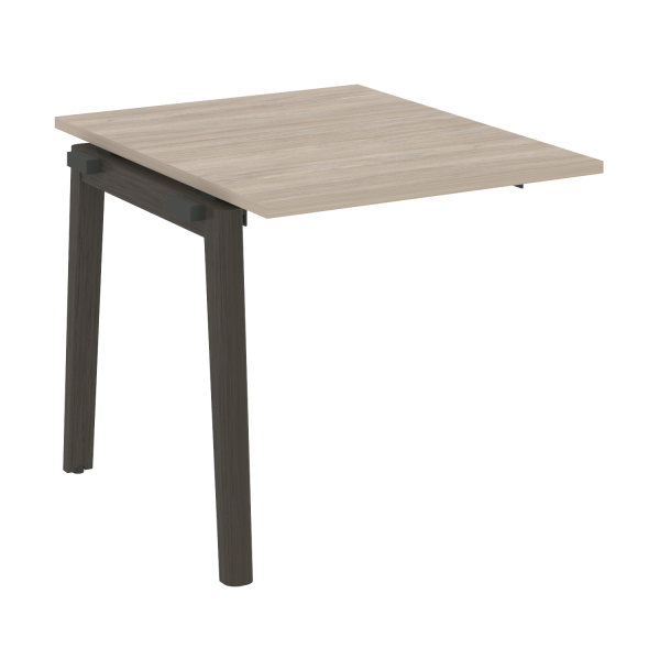 Проходной наборный элемент переговорного стола на деревянных опорах Onix Wood OW.NPRG-0 780x980x750