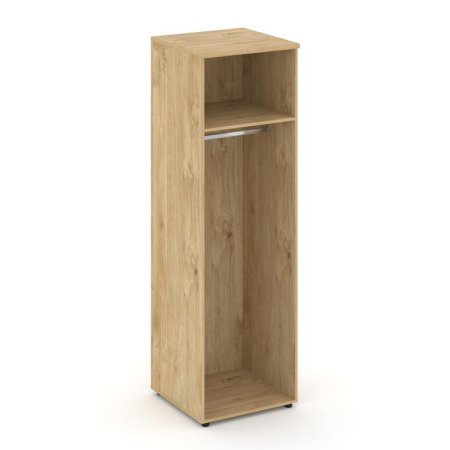 Гардероб узкий глубокий SN.GB-002 (600х600х1982) (Тиквуд Светлый)