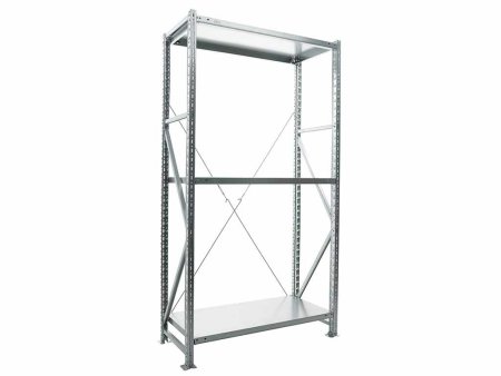 Стеллаж MS U 200/100x50/3 (Нагрузка на полку 300) (Оцинкованная сталь)