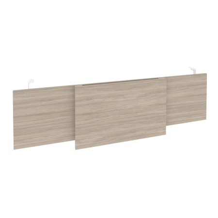 Царга стола руководителя Onix O.M-CSR-5 1540x450x54 (Дуб Аттик/Белый)