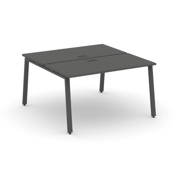 Рабочая станция 2-х сторонняя SN-6A.DRS-024 (1580х1632х750) (Антрацит/Металл Антрацит)