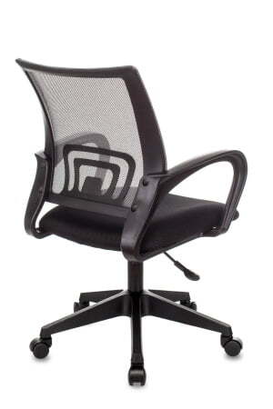Кресло офисное TopChairs ST-Basic сетка/ткань темно-серый (Компьютерное кресло ST-Basic темно-серый)