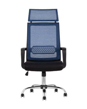 Кресло офисное TopChairs Style голубое (Компьютерное кресло Style голубой)