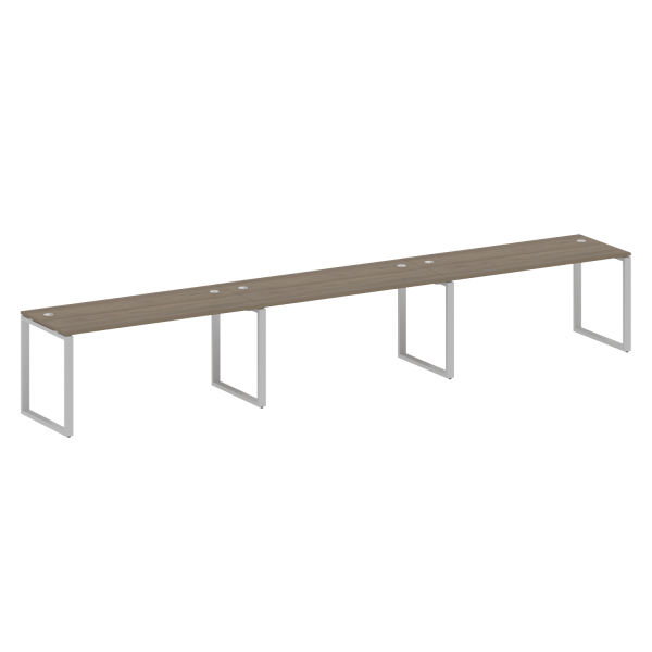 Рабочая станция Metal System Style БО.СМ-3.4 4800x720x750 (Вяз/Серый металл)