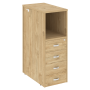 Тумба 4 ящика завершающая, правая Onix O.R-TV-4R 436x767x1185