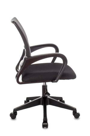 Кресло офисное TopChairs ST-Basic сетка/ткань темно-серый (Компьютерное кресло ST-Basic темно-серый)