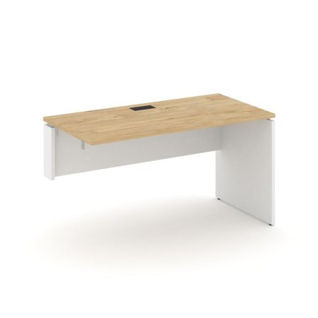 Стол-приставка к опорным элементам SN-D.OPRS-021(L) (980х800х750) (Тиквуд Светлый/Белый)