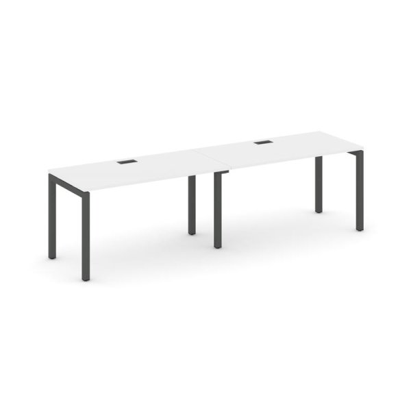 Рабочая станция 1 сторонняя SN-5P.ORS-023 (2760х800х750) (Белый/Металл Антрацит)