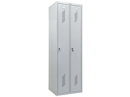Шкаф для раздевалок ПРАКТИК Стандарт LS 21-50 (Серый)