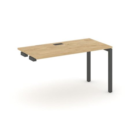 Стол-приставка к опорным элементам SN-5P.OPRS-002 (1180х600х750) (Тиквуд Светлый/Металл Антрацит)