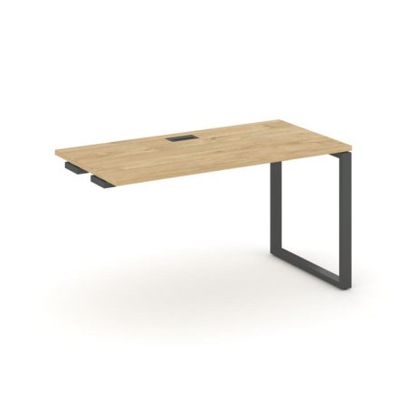 Стол-приставка к опорным элементам SN-6O.OPRS-022 (1180х800х750) (Тиквуд Светлый/Металл Антрацит)