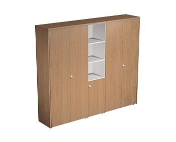 Шкаф комбинированный 5-секционный Profiquadro КВ 361 БН 2270x460x1990
